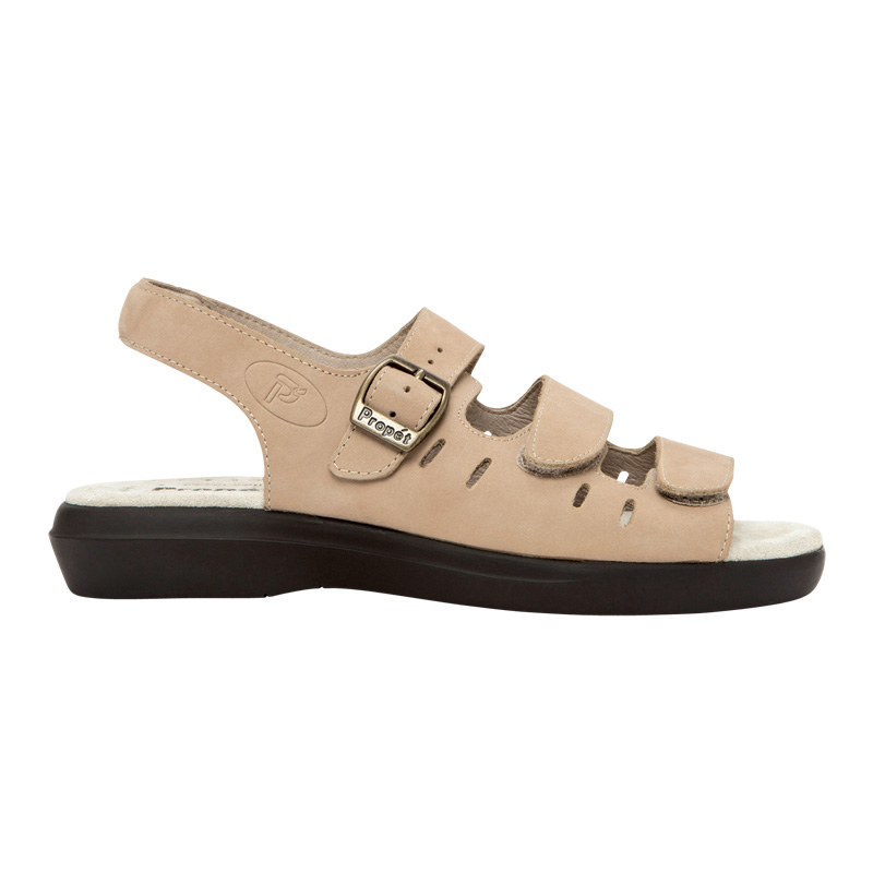 Propet Breeze Sandaler Dame Dusty Taupe Nubuck | kW1sFDP6