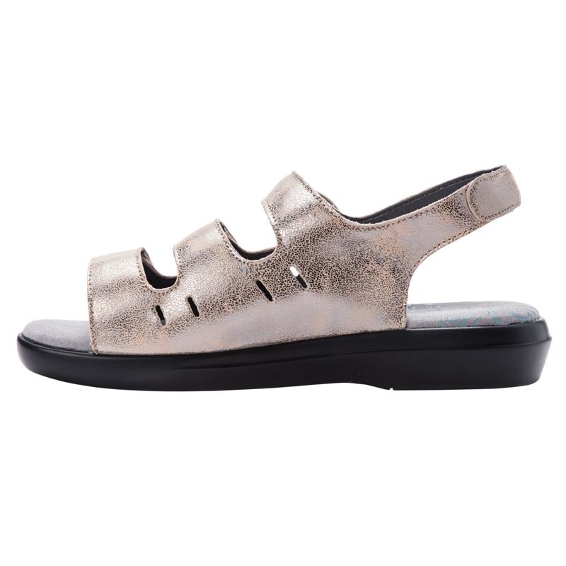 Propet Breeze Sandaler Dame Pearl Pewter | 0OiKF12f