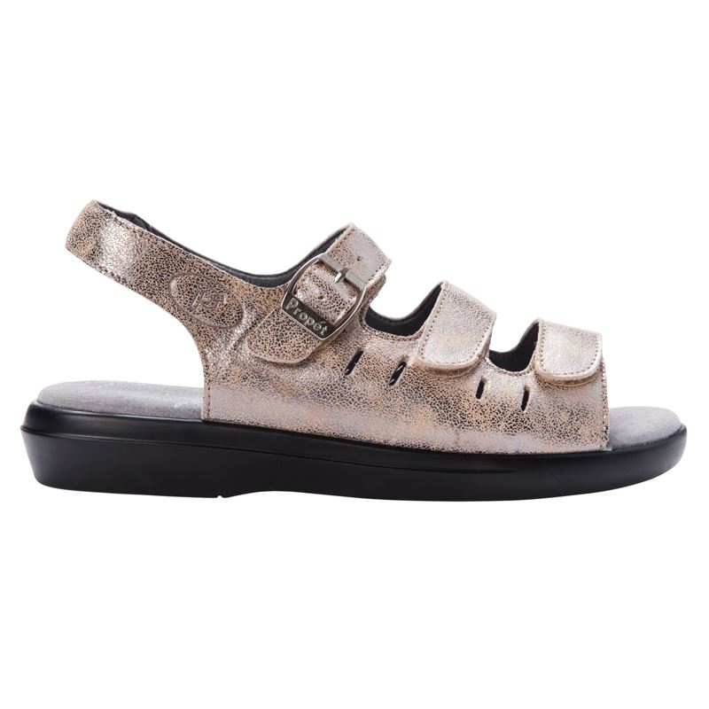 Propet Breeze Sandaler Dame Pearl Pewter | 0OiKF12f