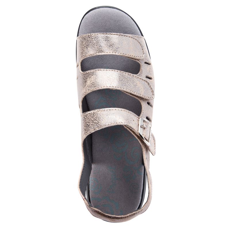 Propet Breeze Sandaler Dame Pearl Pewter | 0OiKF12f