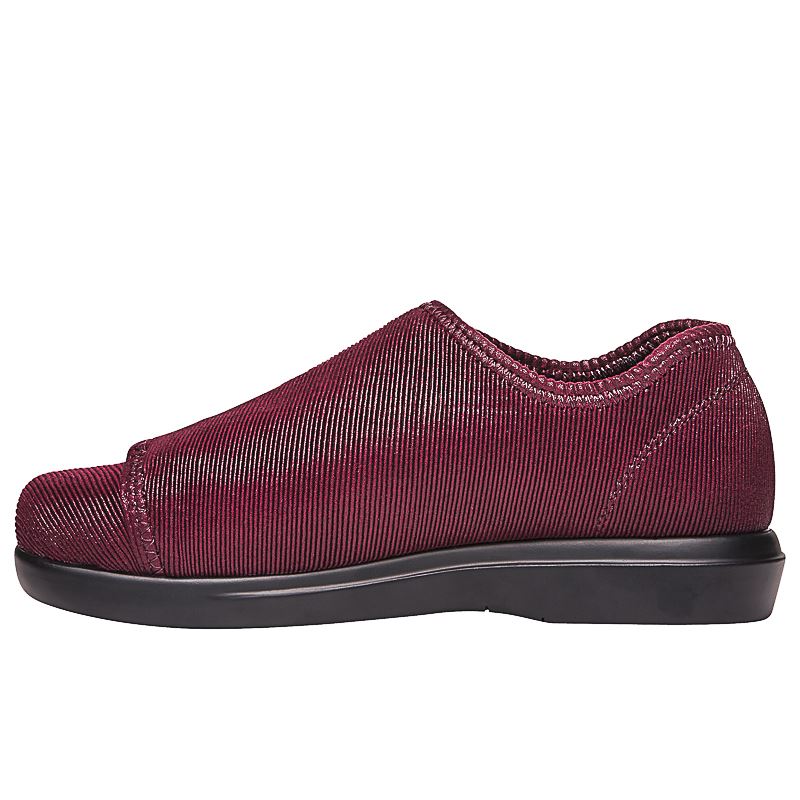 Propet Cush'N Foot Diabetic Dame Merlot Corduroy | KH26gIKX