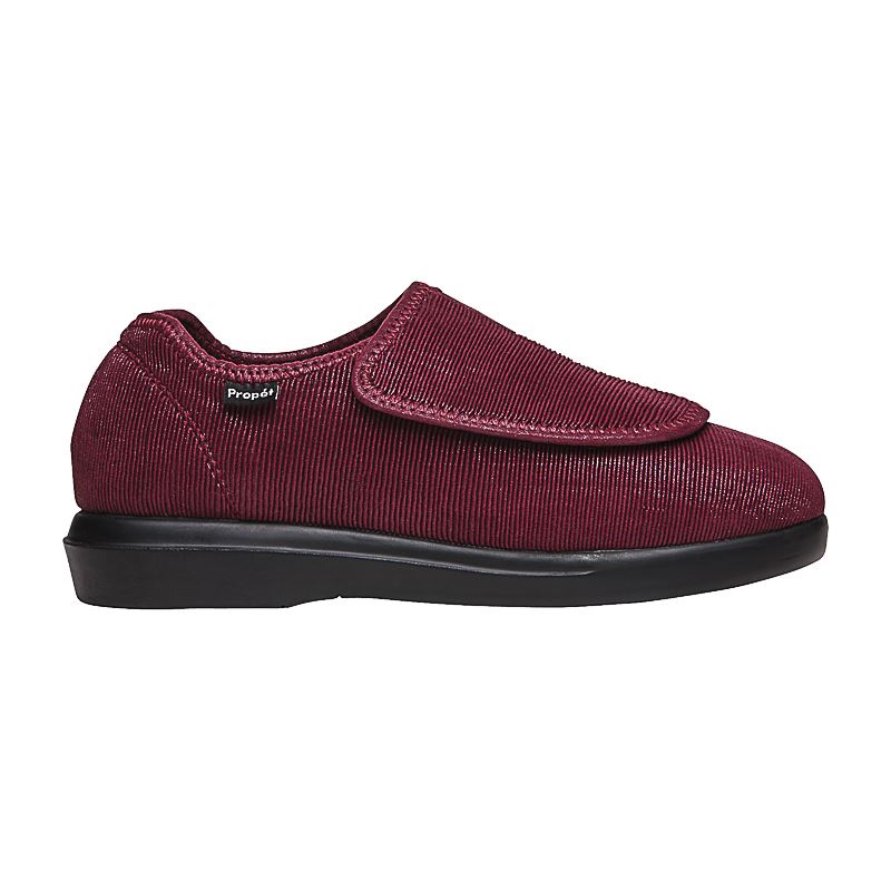 Propet Cush'N Foot Diabetic Dame Merlot Corduroy | KH26gIKX