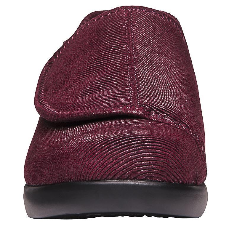 Propet Cush'N Foot Diabetic Dame Merlot Corduroy | KH26gIKX