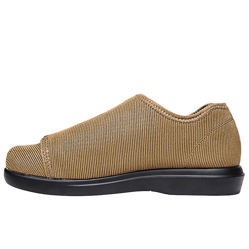 Propet Cush'N Foot Diabetic Dame Sand Corduroy | FHmeGfuc