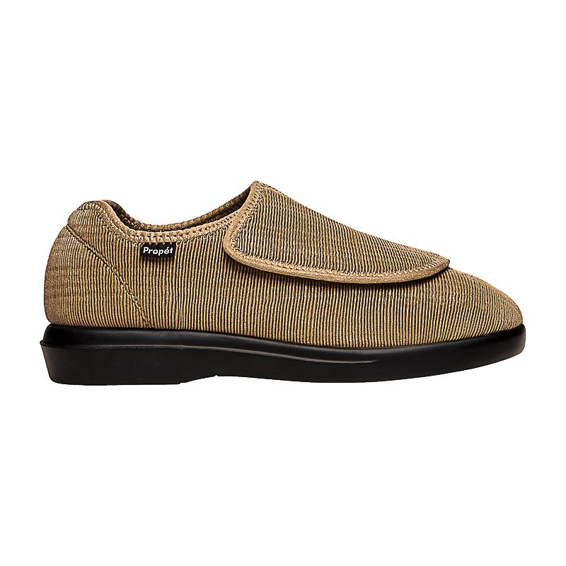 Propet Cush'N Foot Diabetic Dame Sand Corduroy | FHmeGfuc