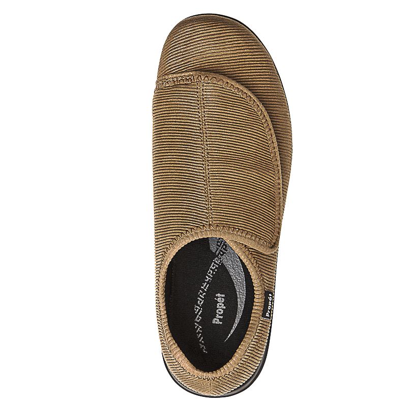 Propet Cush'N Foot Diabetic Dame Sand Corduroy | FHmeGfuc