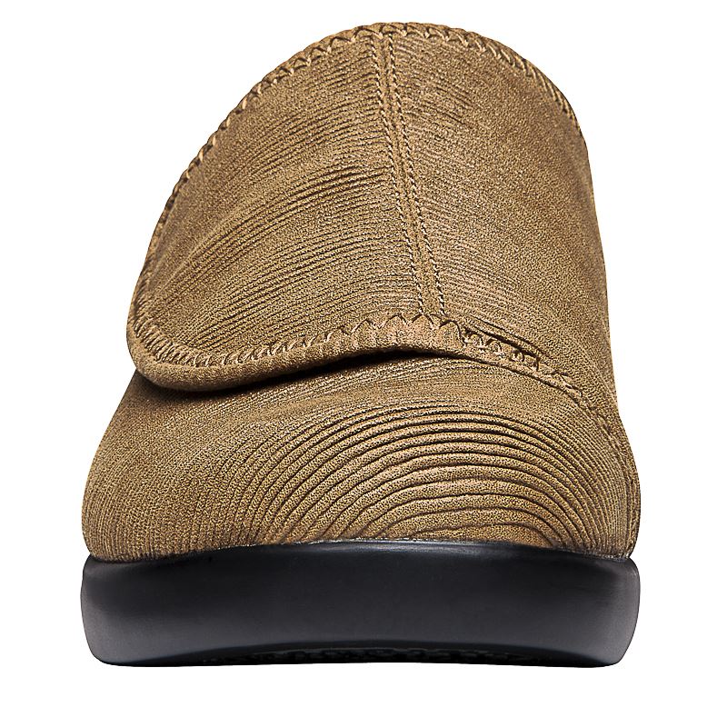 Propet Cush'N Foot Diabetic Dame Sand Corduroy | FHmeGfuc