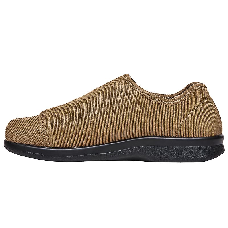 Propet Cush'N Foot Diabetic Herre Sand Corduroy | Mp2qxjWo