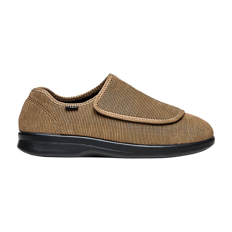 Propet Cush'N Foot Diabetic Herre Sand Corduroy | Mp2qxjWo