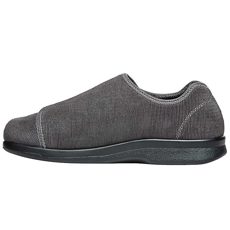 Propet Cush'N Foot Diabetic Herre Slate Corduroy | dGutGNWw