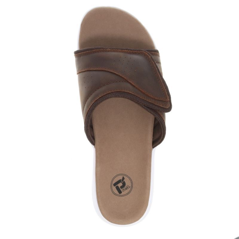 Propet Emerson Sandaler Herre Brune | Iw02KiEr