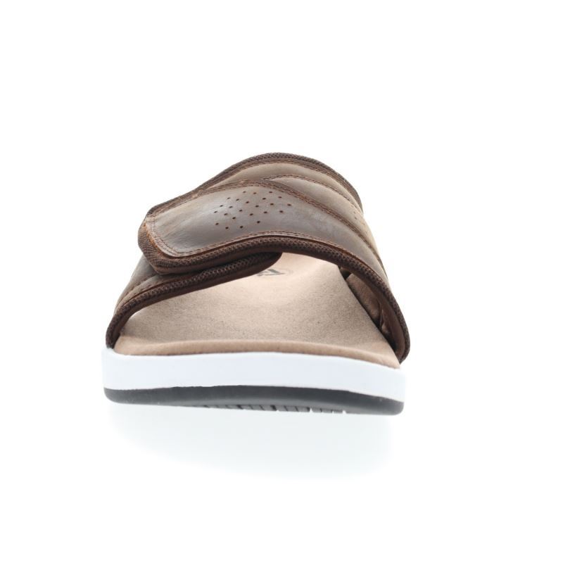 Propet Emerson Sandaler Herre Brune | Iw02KiEr