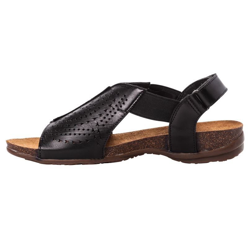 Propet Feya Sandaler Dame Sort | aOVfM5EQ