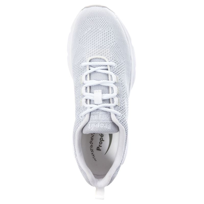 Propet Stabil Fly Sneakers Dame Hvide Sølv | y30Zjt9O