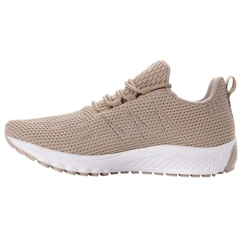 Propet Tour Knit Sneakers Dame Brune | FBA5xOWl