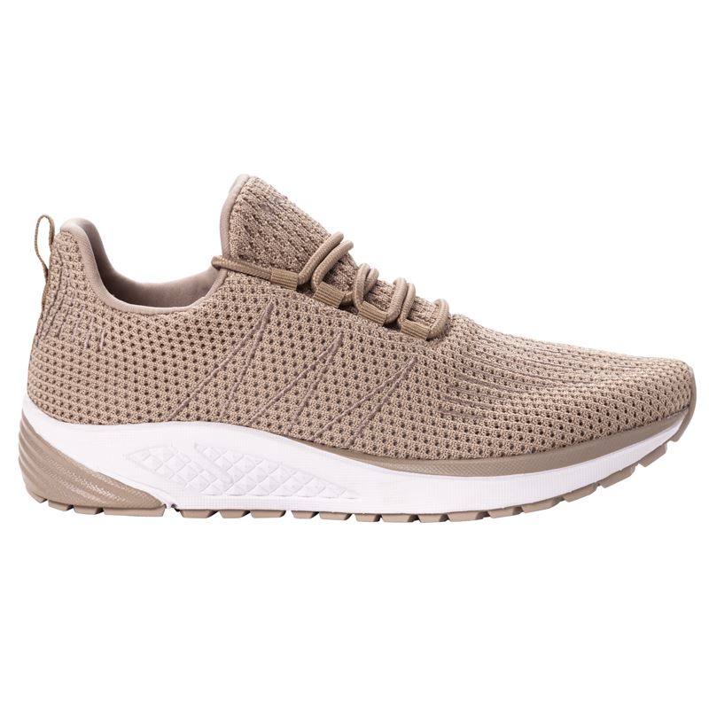 Propet Tour Knit Sneakers Dame Brune | FBA5xOWl