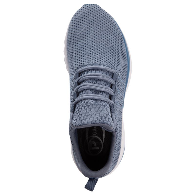 Propet Tour Knit Sneakers Dame Denim | lMz5IO9x