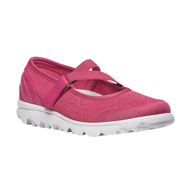 Propet TravelActiv Mary Jane Sneakers Dame Rød | CC49bkmX