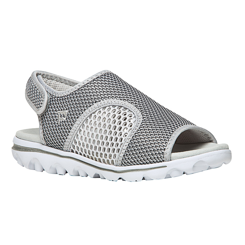 Propet TravelActiv SS Sneakers Dame Sølv Sort | AXG5ah7x