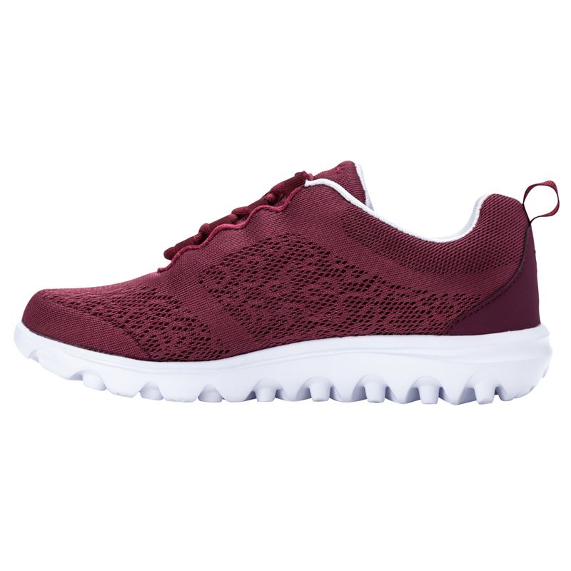 Propet TravelActiv Sneakers Dame Cranberry | aDZcRfCX