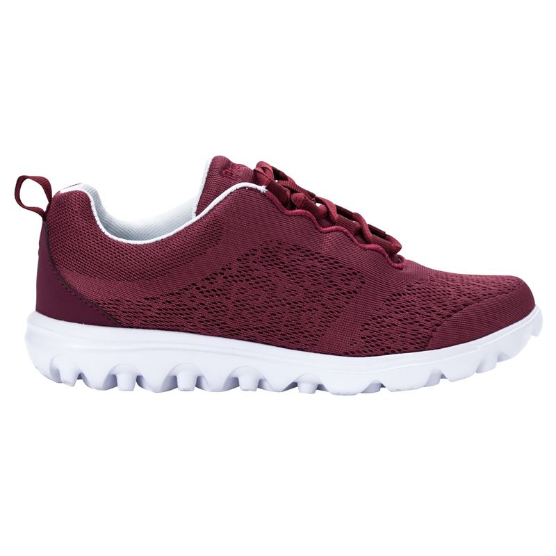 Propet TravelActiv Sneakers Dame Cranberry | aDZcRfCX