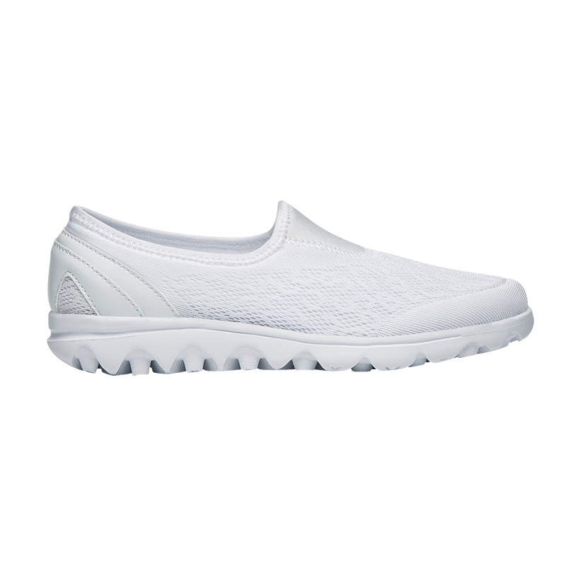 Propet TravelActive Slip-On Sneakers Dame Hvide | 3Y1alxFN