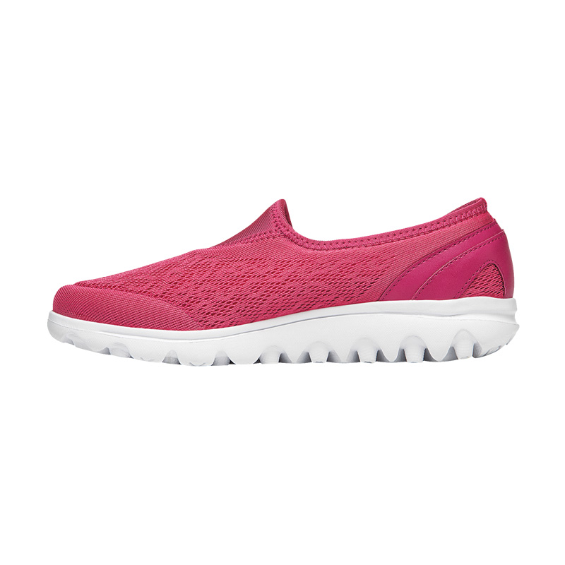 Propet TravelActive Slip-On Sneakers Dame Rød | ImnLjoZx