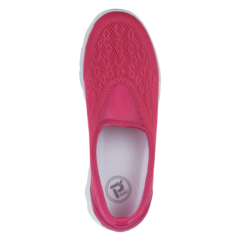 Propet TravelActive Slip-On Sneakers Dame Rød | ImnLjoZx