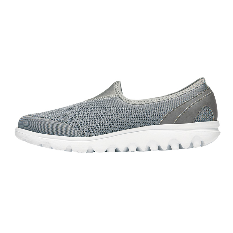 Propet TravelActive Slip-On Sneakers Dame Sølv | YV5CP9nY