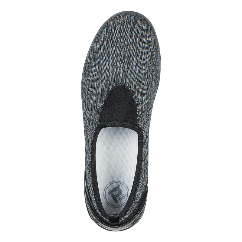 Propet TravelActive Slip-On Sneakers Dame Sort Grå | acUVTksI