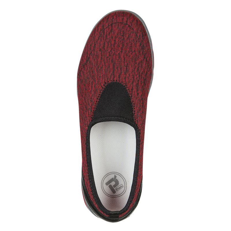 Propet TravelActive Slip-On Sneakers Dame Sort Rød | gzvgfD9Y