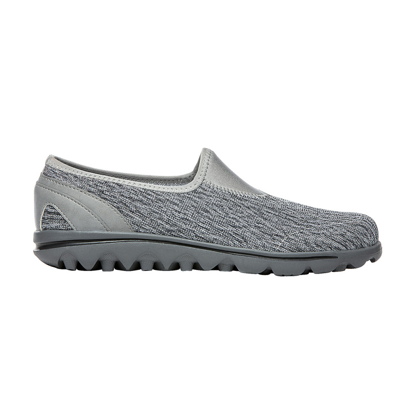 Propet TravelActive Slip-On Sneakers Dame Sort Hvide | kjgZ7qC9