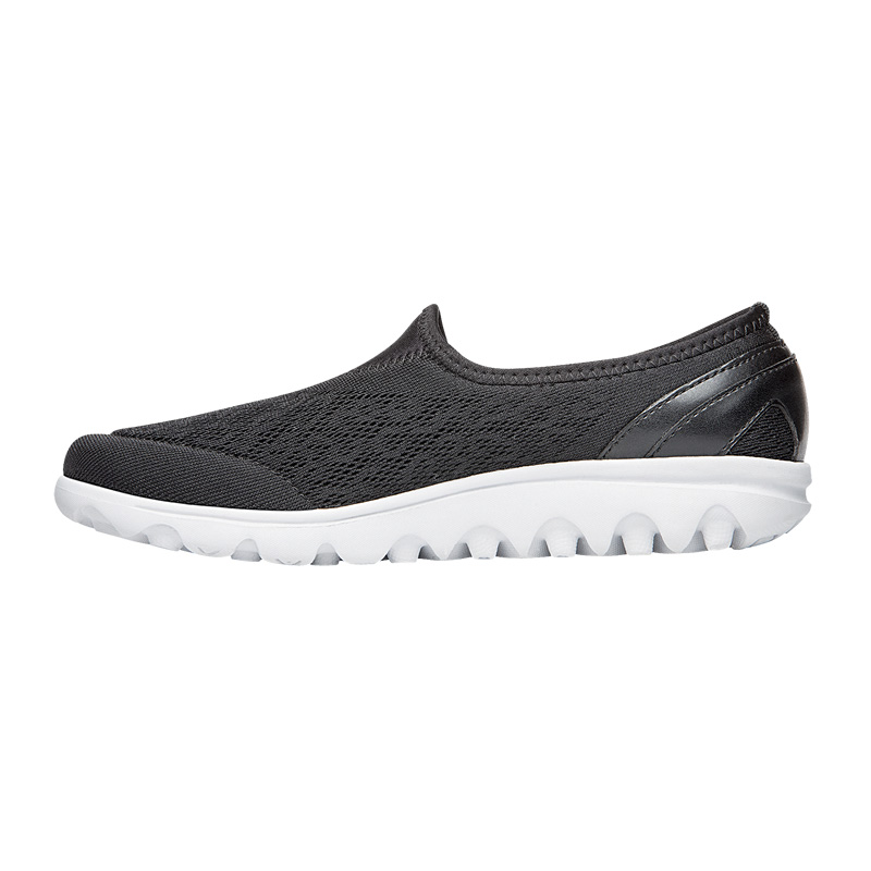 Propet TravelActive Slip-On Sneakers Dame Sort | uxr8DP34