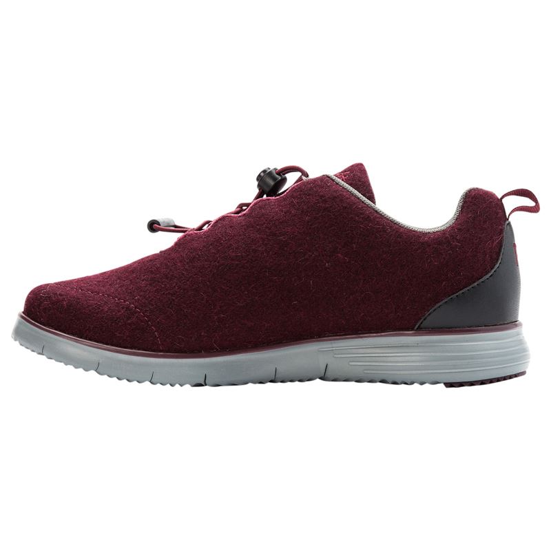 Propet TravelFit Prestige Sneakers Dame Bordeaux | 6SCEPQNr