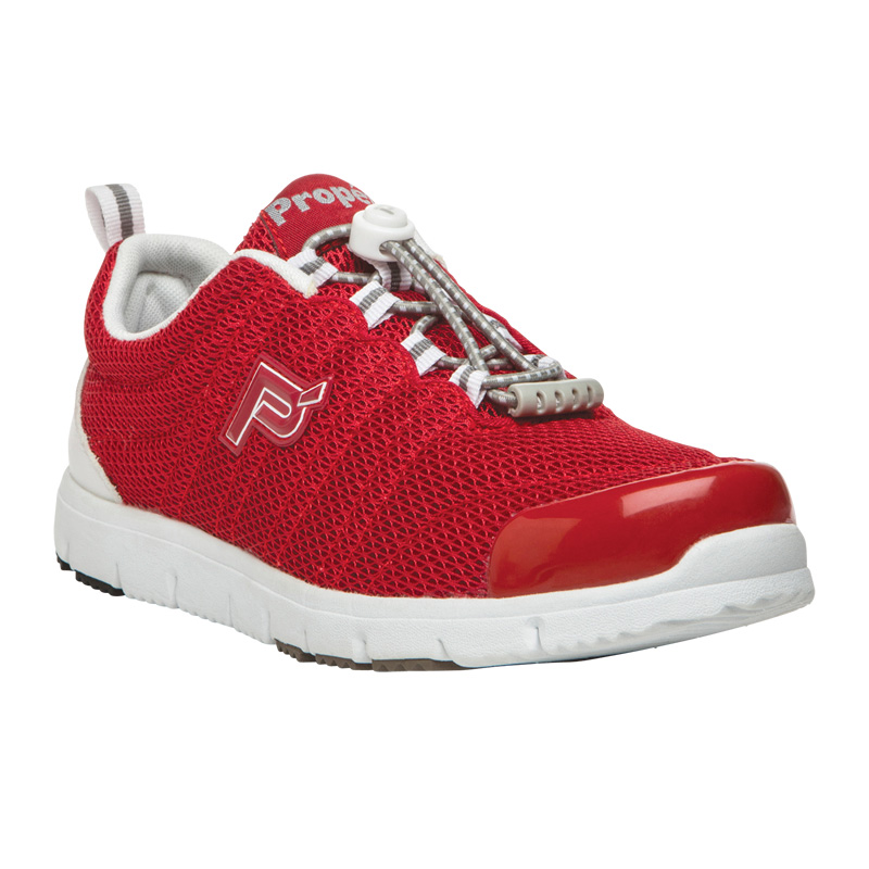 Propet TravelWalker II Sneakers Dame Rød Hvide | pYJ3lP03