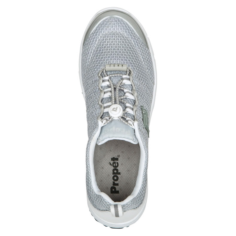 Propet TravelWalker II Sneakers Dame Sølv | 2hIbmlS0