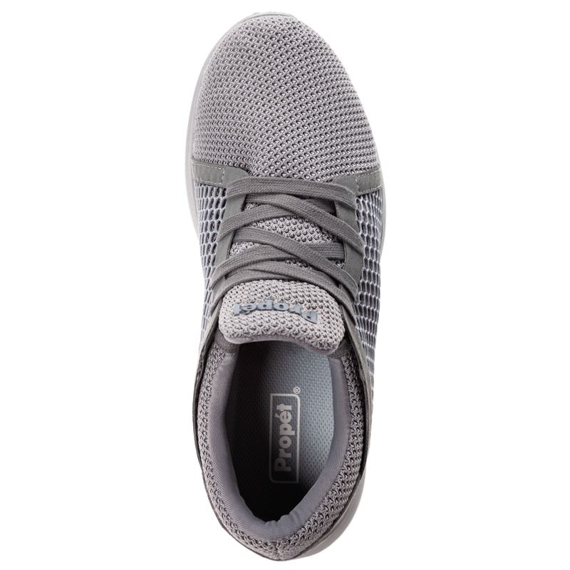 Propet Viator Dual Knit Sneakers Herre Grå | pLtMASL6