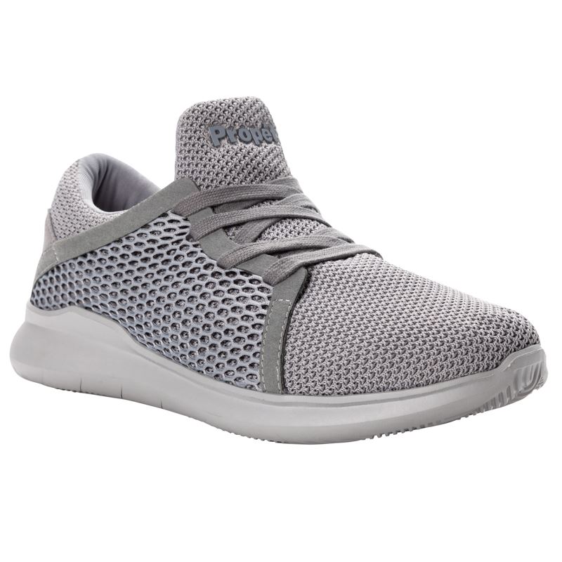 Propet Viator Dual Knit Sneakers Herre Grå | pLtMASL6