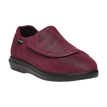 Propet Cush'N Foot Diabetic Dame Merlot Corduroy | KH26gIKX