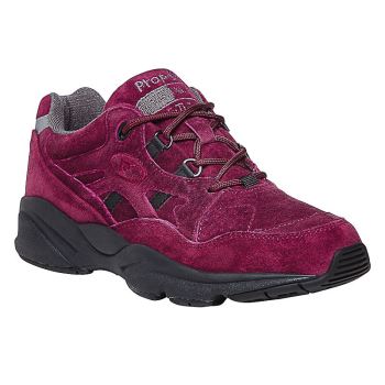 Propet Stabil Walker Diabetic Dame Berry Suede | d7UUW3g3