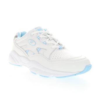 Propet Stabil Walker Sneakers Dame Hvide Blå | NKBj2lb9