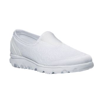 Propet TravelActive Slip-On Sneakers Dame Hvide | 3Y1alxFN