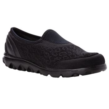 Propet TravelActive Slip-On Sneakers Dame Sort | Mvp7LfXq