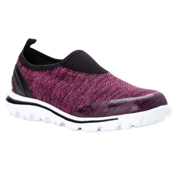 Propet TravelActive Slip-On Sneakers Dame Berry Heather | Ufy7B7Aw