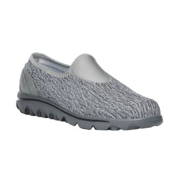 Propet TravelActive Slip-On Sneakers Dame Sort Hvide | kjgZ7qC9