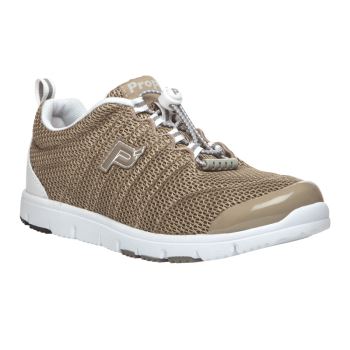 Propet TravelWalker II Sneakers Dame Taupe | vrJtQUJj