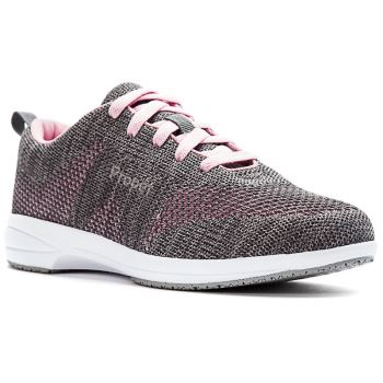 Propet Washable Walker Evolution Sneakers Dame Grå Lyserød | ge1LmNQs